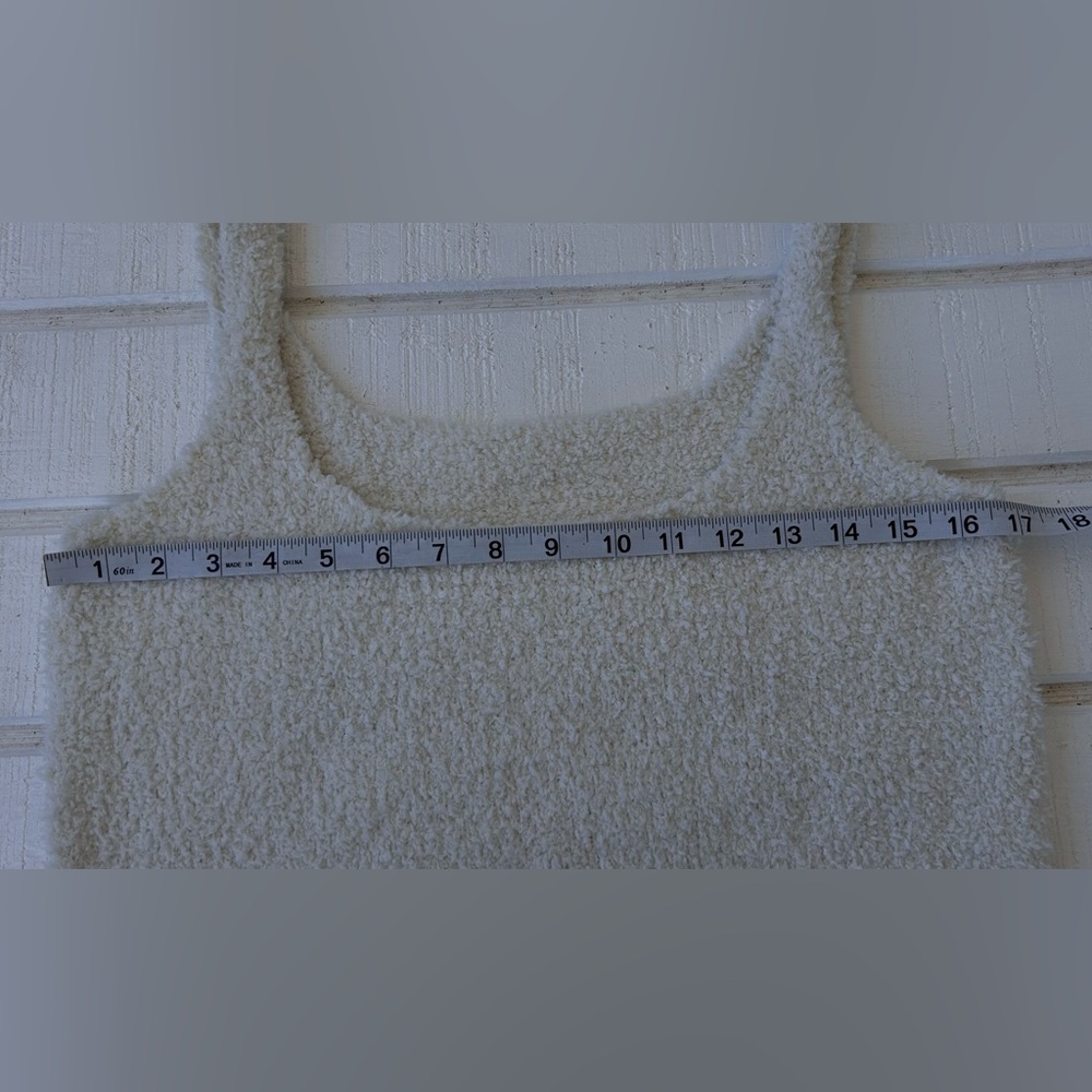 Skims‎ Brand Cozy Tank Top White 2X/3X - Picture 8 of 9